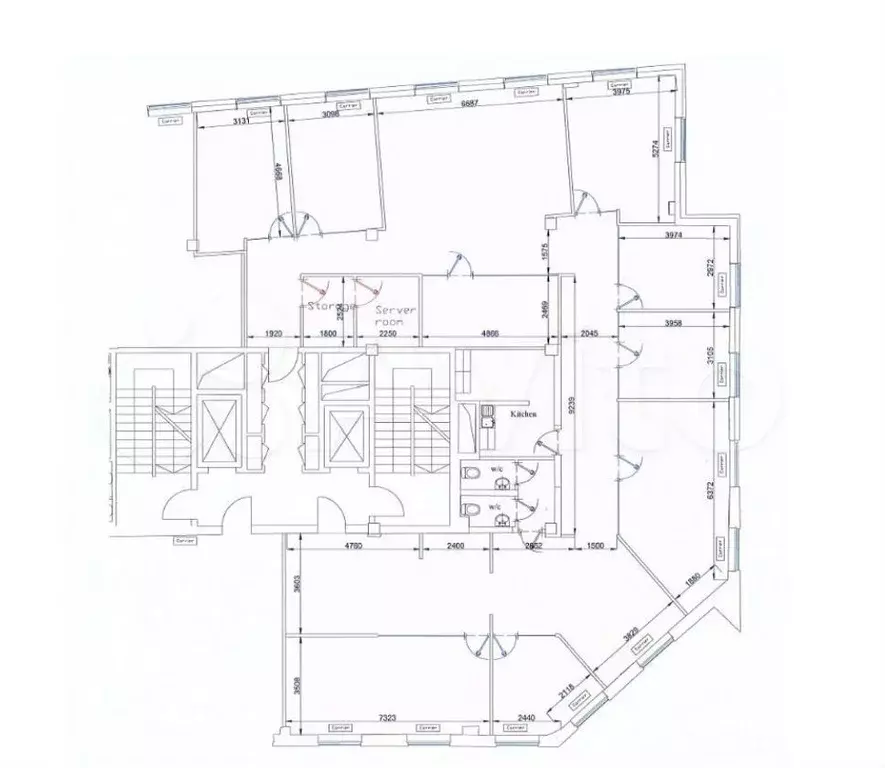 Офис (B+) 288 мв бизнес-центре «Мосэнка Плаза 3 - Фото 0
