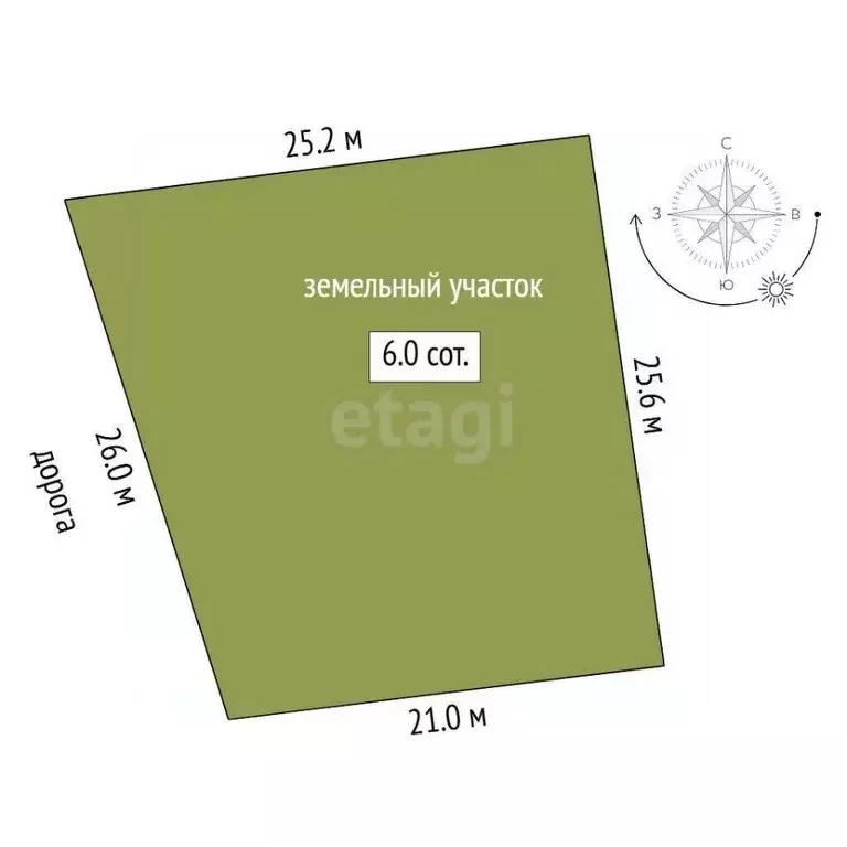 Участок в Тюменская область, Нижнетавдинский муниципальный округ, ... - Фото 0