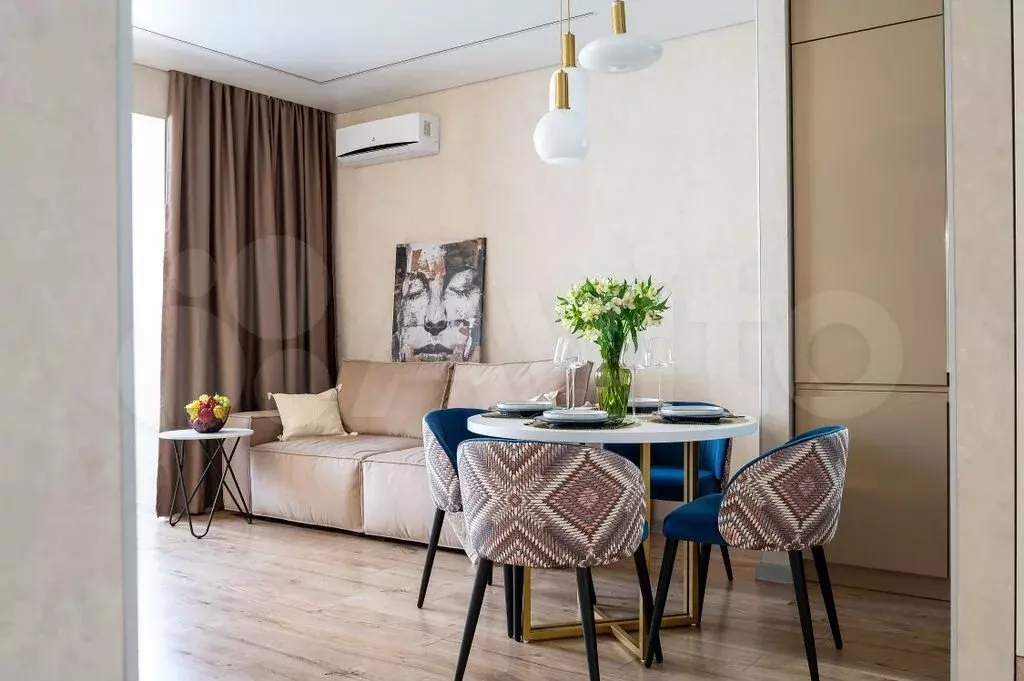 1-к. квартира, 45 м, 4/8 эт. - Фото 1