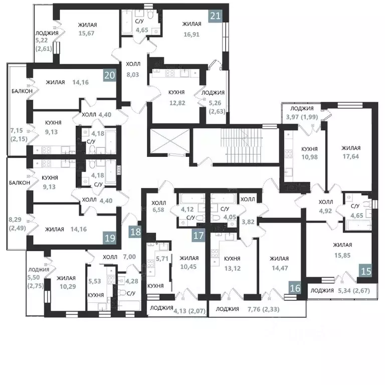 2-к кв. Калининградская область, Светлогорск Морская Нота жилой ... - Фото 2