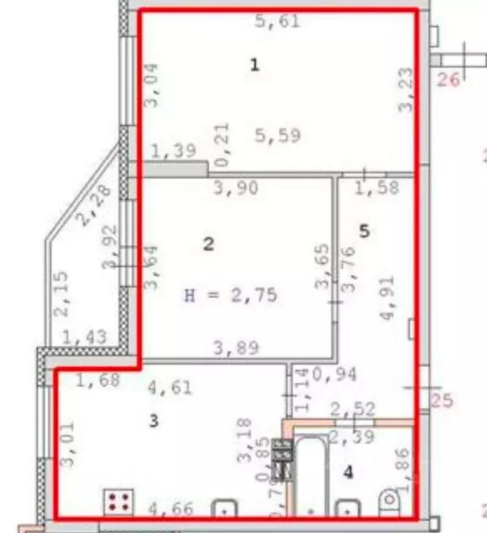 2-к кв. Свердловская область, Екатеринбург ул. Азина, 57 (59.5 м) - Фото 2