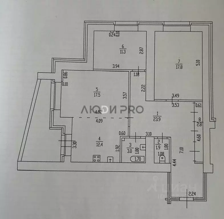 3-к кв. Алтайский край, Барнаул Промышленная ул., 4 (90.5 м) - Фото 1