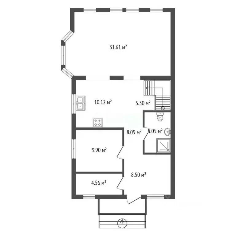 Таунхаус в Ленинградская область, Всеволожский район, д. Юкки ул. ... - Фото 2