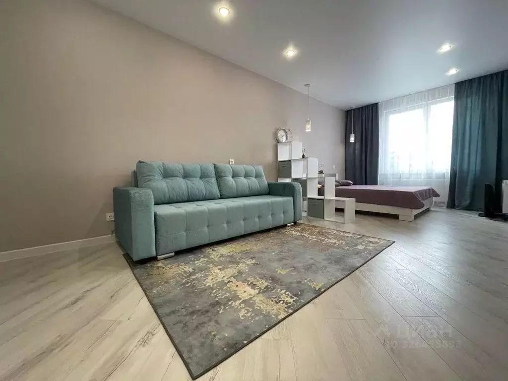 1-к кв. Татарстан, Казань ул. Рашида Нежметдинова, 11к4 (43.0 м) - Фото 1