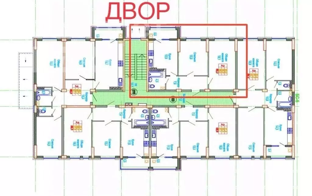 2-к кв. Ставропольский край, Ставрополь ул. Рогожникова, 19/6 (59.9 м) - Фото 1