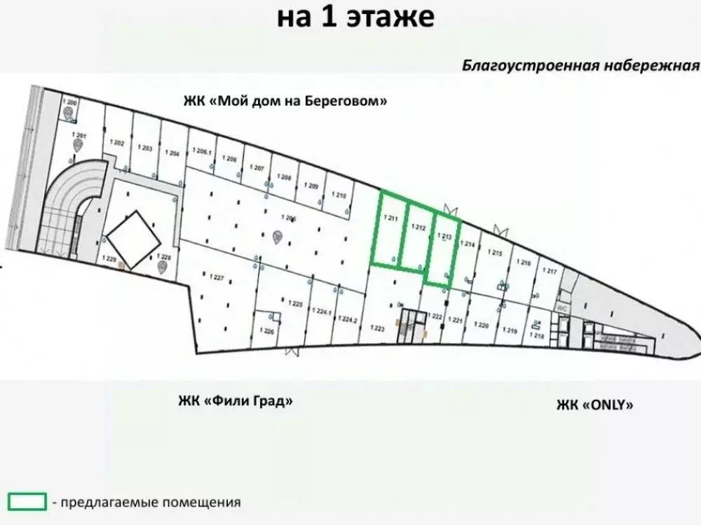 Торговая площадь в Москва ул. Заречная, вл6/1 (99 м) - Фото 1