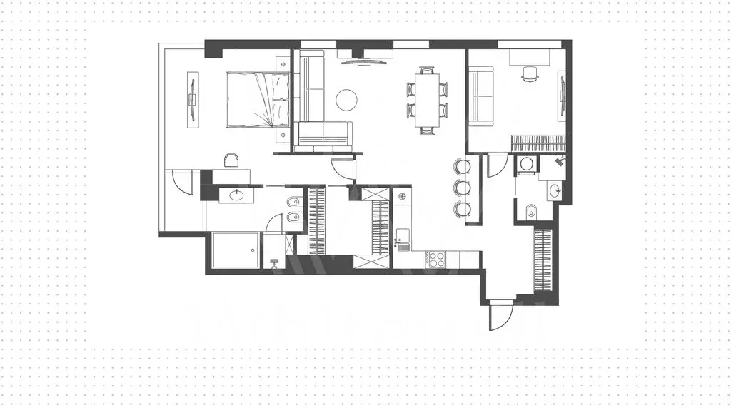 3-комнатная квартира: Москва, Студенческая улица, 20к1 (116 м) - Фото 1