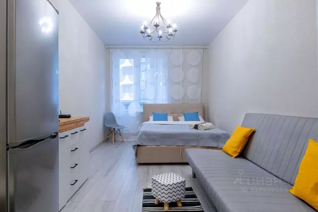 Студия Санкт-Петербург Пулковская ул., 6к3 (28.0 м) - Фото 1