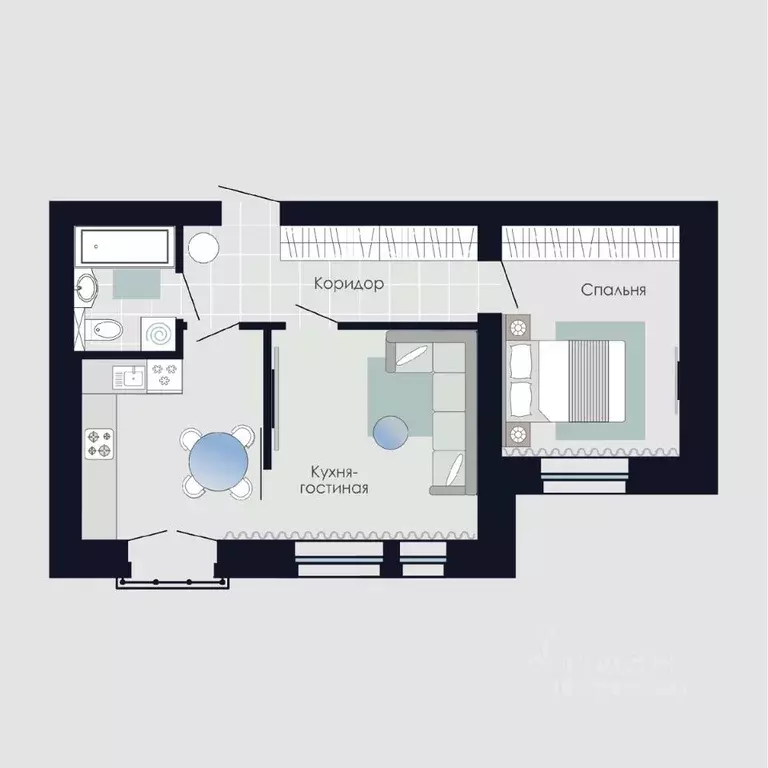 2-к кв. Оренбургская область, Оренбургский район, пос. Пригородный, ... - Фото 1