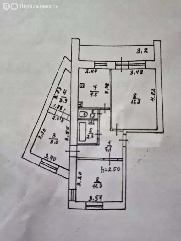 3-комнатная квартира: Тверь, улица Коробкова, 3 (60 м) - Фото 1