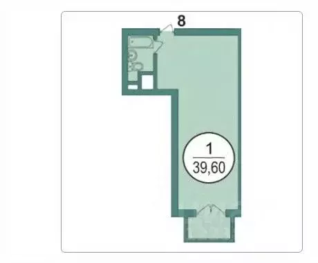 1-к кв. Краснодарский край, Сочи ул. Ленина, 219/6Б (39.1 м) - Фото 0