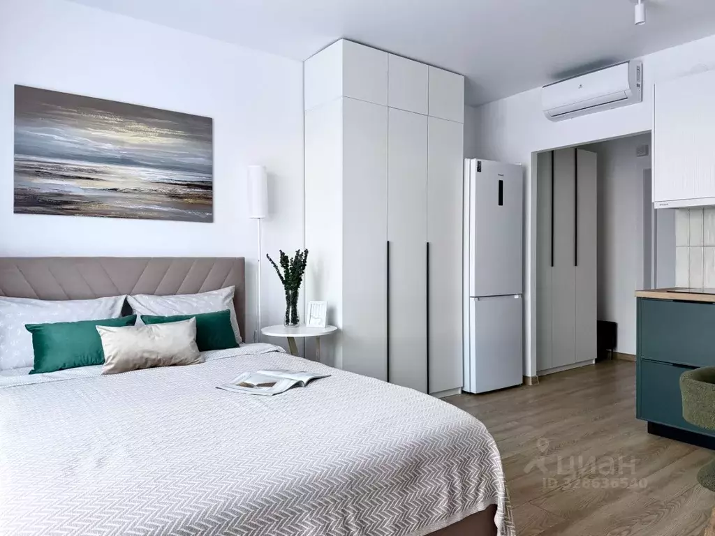 Студия Москва 1-й Грайвороновский проезд, 3Ак3 (23.4 м) - Фото 2