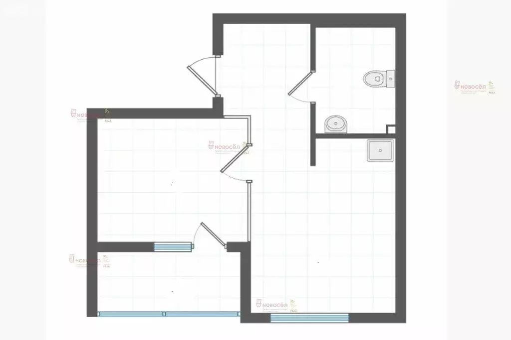 1-комнатная квартира: Екатеринбург, улица Мамина-Сибиряка, 36Б/2 (32 ... - Фото 1