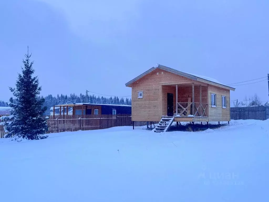 Дом в Пермский край, Пермский муниципальный округ, д. Большакино ул. ... - Фото 1