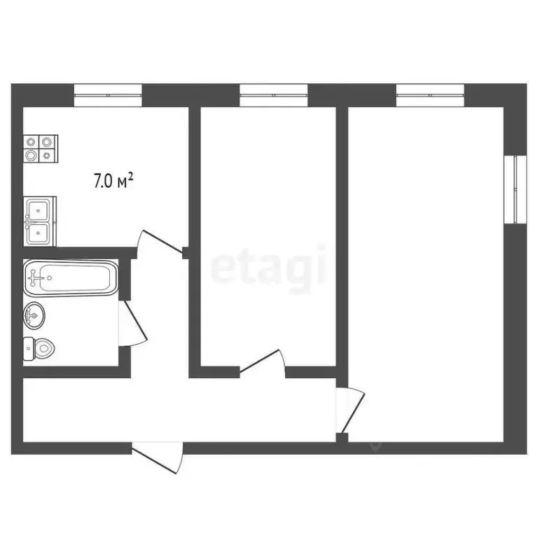 2-к кв. Москва Хорошевское ш., 82К2 (42.0 м) - Фото 1