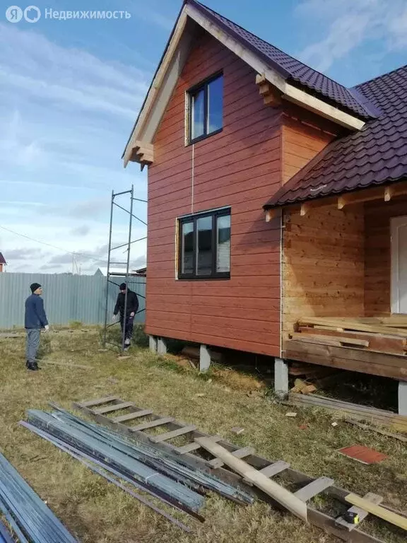 Дом в Тульская область, городской округ Алексин, село Солопенки (120 ... - Фото 1