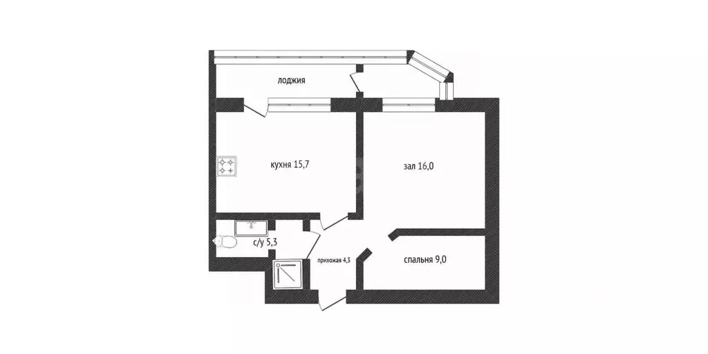 2-к кв. Башкортостан, Нефтекамск ул. Строителей, 93 (50.0 м) - Фото 2