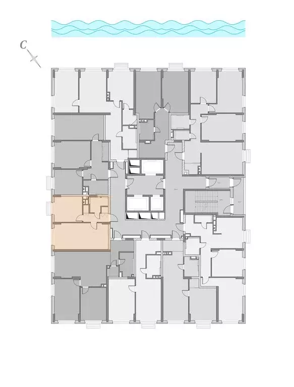 1-комнатная квартира: Нижний Новгород, улица Сергея Акимова, 50 (38.3 ... - Фото 2