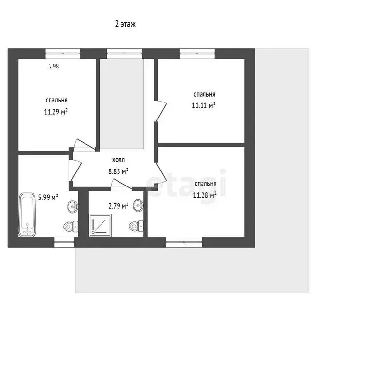 Дом в Орёл, СНТ Звезда (130 м) - Фото 1