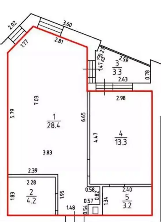 2-к кв. Калининградская область, Светлогорск ул. Кленовая, 2 (49.1 м) - Фото 2