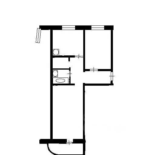 2-к кв. Красноярский край, Красноярск Семафорная ул., 17 (50.0 м) - Фото 1