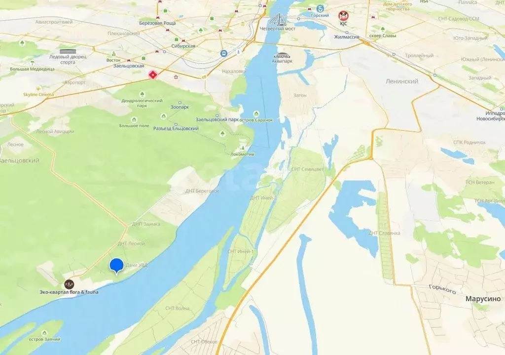 Участок в Новосибирская область, Новосибирск УВД дачи, 1Б (13.0 сот.) - Фото 1