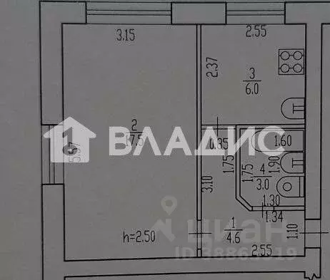 1-к кв. Брянская область, Брянск просп. Ленина, 61 (31.1 м) - Фото 2