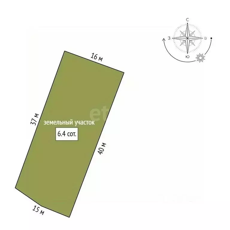 Участок в Амурская область, Благовещенск Василек СНТ, 3 (6.4 сот.) - Фото 1