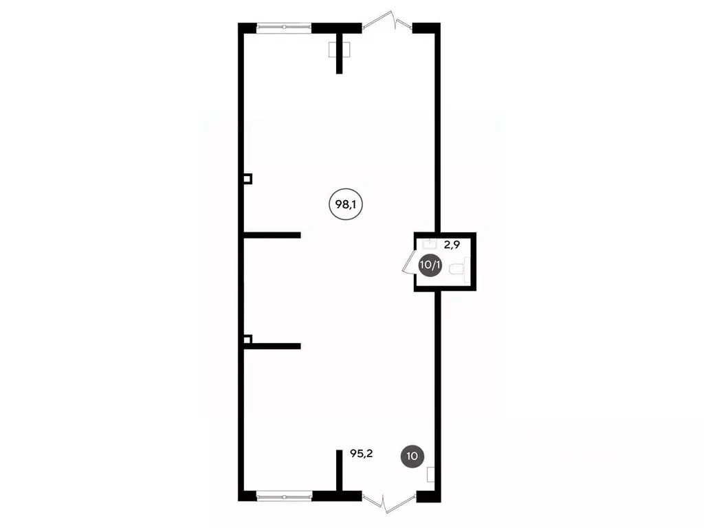 Помещение свободного назначения в Краснодарский край, Краснодар Парк ... - Фото 1