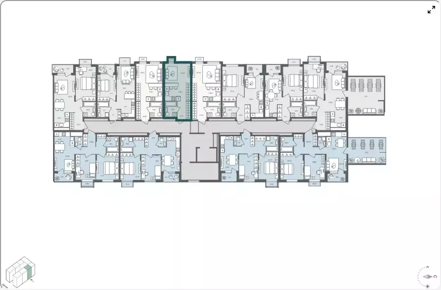 Квартира-студия: село Перхушково, микрорайон Равновесие, 4 (30 м) - Фото 2