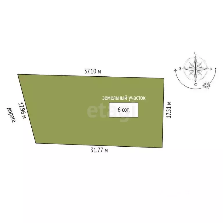 Участок в Чувашия, Чебоксарский муниципальный округ, д. Пихтулино ул. ... - Фото 2