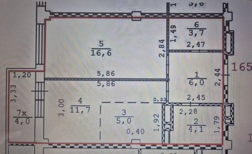 2-к кв. Ростовская область, Ростов-на-Дону просп. 40-летия Победы, ... - Фото 2