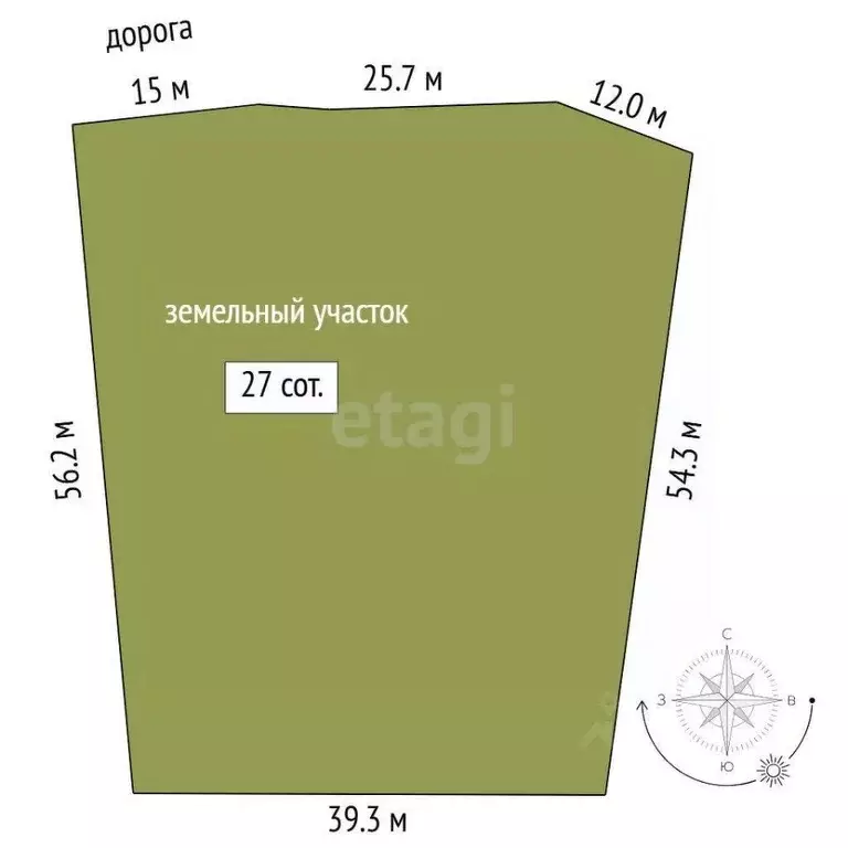 Участок в Тюменская область, Нижнетавдинский муниципальный округ, с. ... - Фото 1