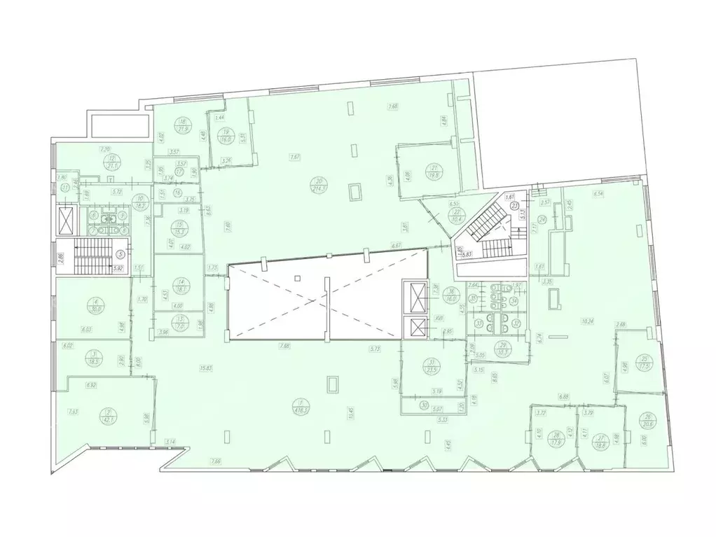 Офис в Москва Бутырская ул., 77 (1248 м) - Фото 1