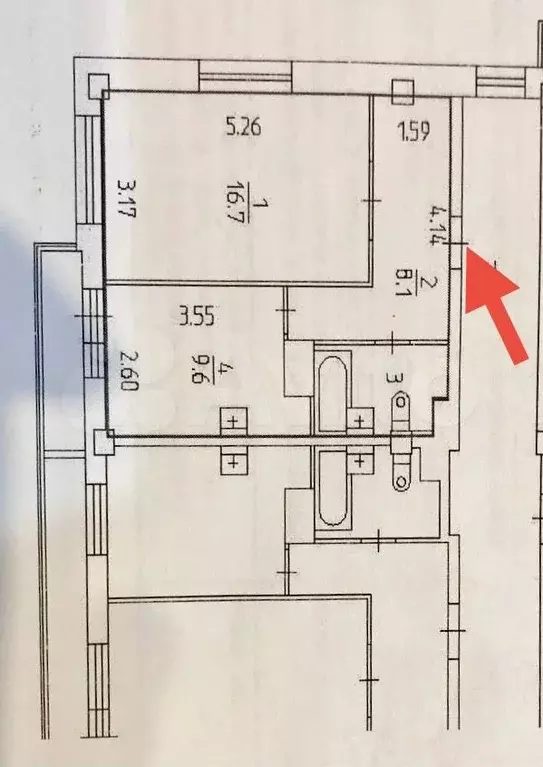 1-к. квартира, 38,6 м, 13/18 эт. - Фото 0