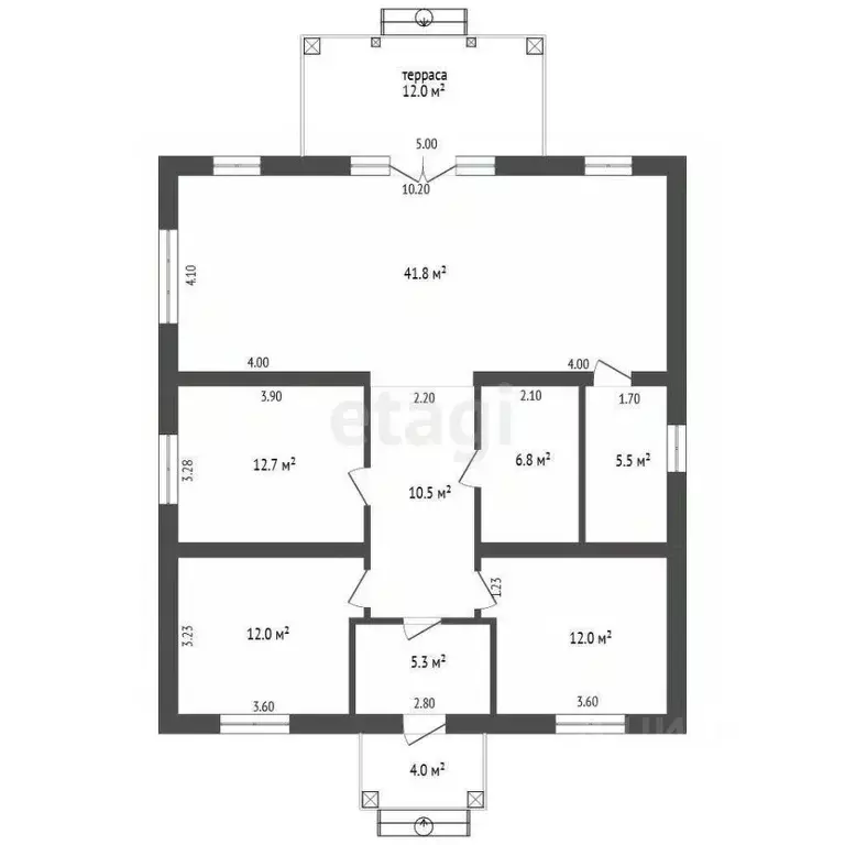 Дом в Самарская область, Волжский район, Петра Дубрава городское ... - Фото 2