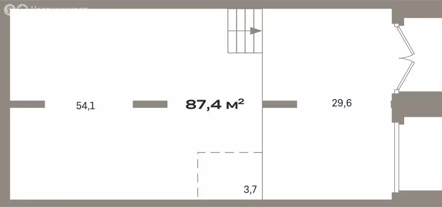 Помещение свободного назначения (87.4 м) - Фото 1