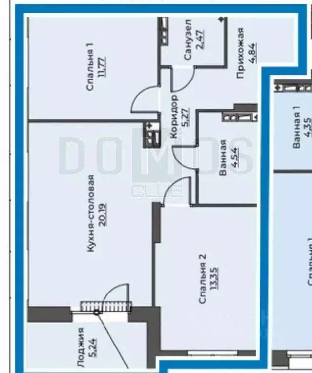2-к кв. Свердловская область, Екатеринбург ул. Викулова, 41Б (67.7 м) - Фото 0