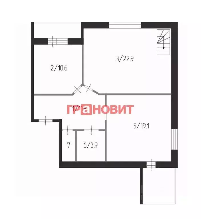 4-к кв. Новосибирская область, Новосибирский район, Краснообск рп, 5-й ... - Фото 1