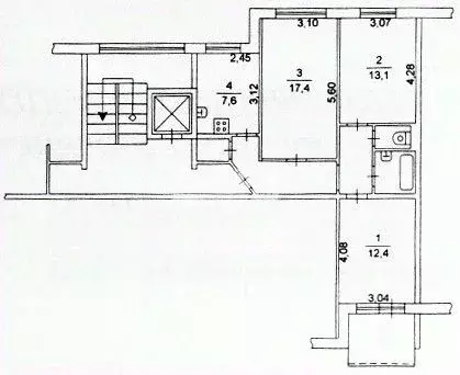 3-к кв. Челябинская область, Челябинск Корабельная ул., 8А (65.5 м) - Фото 1