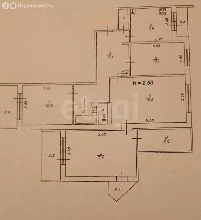 4-комнатная квартира: Тверь, Озёрная улица, 8 (90 м) - Фото 1