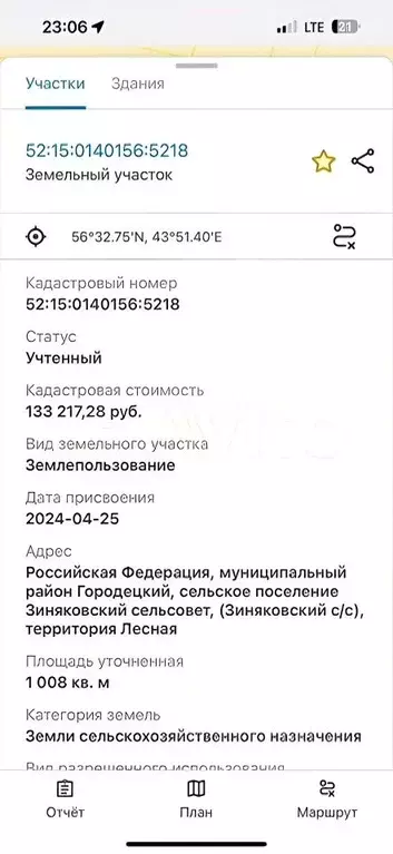 Участок в Нижегородская область, Городецкий муниципальный округ, д. ... - Фото 0