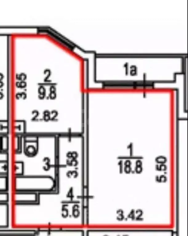 1-к кв. Москва Покровская ул., 16 (37.6 м) - Фото 2