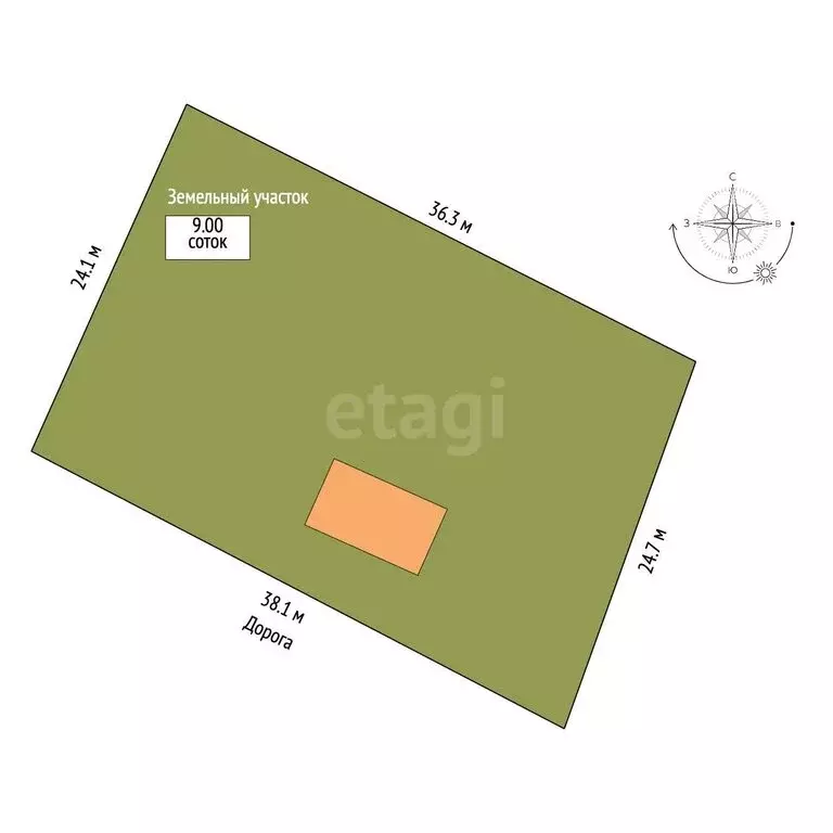 Дом в село Троице-Лобаново, 2-й Липовый проезд (40 м) - Фото 0