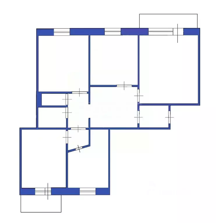 4-к кв. Кемеровская область, Топки Солнечный мкр, 28 (73.0 м) - Фото 1