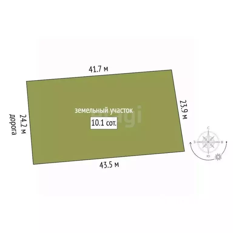 Участок в Мордовия, Лямбирский район, с. Берсеневка ул. Новоселов ... - Фото 1