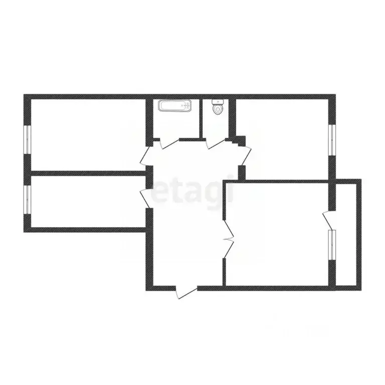 3-к кв. Костромская область, Кострома Советская ул., 101 (63.2 м) - Фото 1