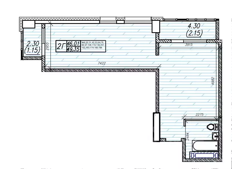 2-к кв. Приморский край, Владивосток Енисейская ул. (49.35 м) - Фото 1