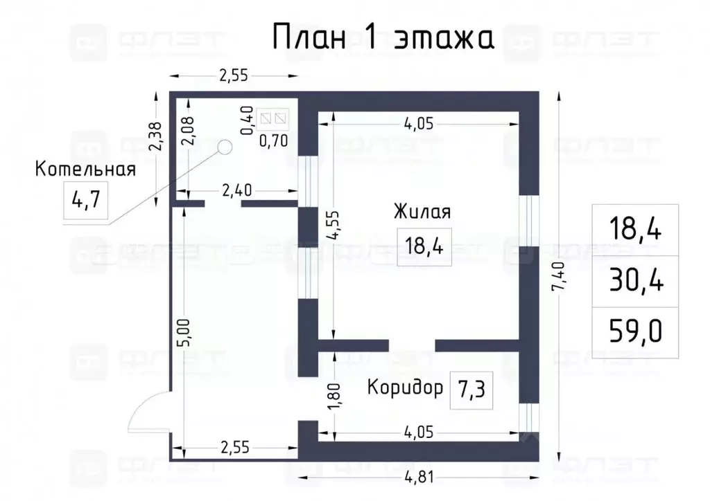 Дом в Татарстан, Казань ул. Хансувар (59 м) - Фото 2