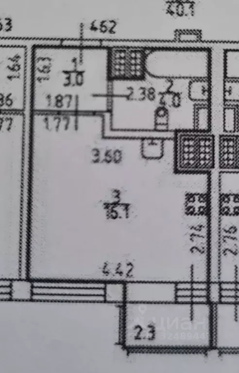 Студия Санкт-Петербург пос. Парголово, проезд Толубеевский, 18к1 (23.1 ... - Фото 1